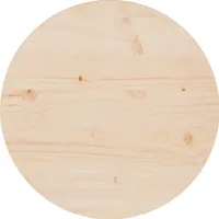 Best Möbel Tischplatte Ø40x2,5 cm Massivholz Kiefer Wohnraum&Garten 804513