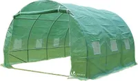VOUNOT Gewächshaus Foliengewächshaus Winterfest Tomatenhaus Folientunnel, 3x3x2m 9m²