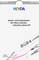 HEYDA Kreativ-Wandkalender 2024 DIN A4 natur