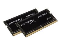 Paměť HyperX Impact 32 GB (2 x 16 GB) DDR4 2666 CL16 SO-DIMM - rozbaleno
