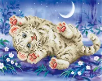 Diamond Dotz Baby Tiger 35,5 x 27,9 cm
