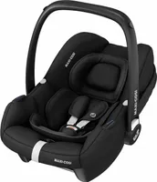 Maxi-Cosi CabrioFix i-Size, Federleichte Babyschale (nur 3,2kg), Kindersitz inkl. Sonnenverdeck & Neugeborenen Einlage, 0-12 kg, Essential Black
