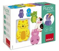 Goula Magnetisches Holzpuzzle Tiere