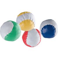 4x Anti-Stressball / Wutball / Farbe: je 1x rot, blau, grün und gelb