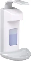 relaxdays Desinfektionsspender 10029929_0 weiß Kunststoff 0,5 l