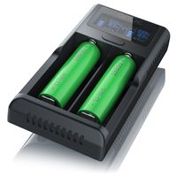 Nabíjačka batérií Aplic 2000 mA, USB, LCD displej, pre nabíjateľné 3,7 V + 3,6 V Li-Ion batérie
