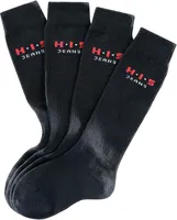 H.I.S. Kniestrümpfe 4 er-Pack schwarz Größe 43-46