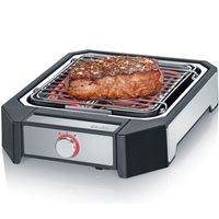 Severin PG 8545 Steakboard Steakgriller 2300W bis 500°C einfache Reinigung