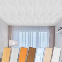 HEXIM Deckenpaneele aus XPS 100x16,7cm - Moderne Deckenverkleidung aus Styropor Kunststoff (2 Quadratmeter P-02)  Wandpaneele feuchtraumgeeignet