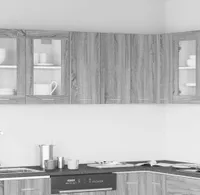 vidaXL Hängeschrank Lyon Grau Sonoma 60x31x60 cm Holzwerkstoff