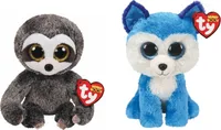 Ty - Stofftiere - Beanie Boo's - Dangler Sloth & Prince Husky
