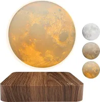 16 Farben LED Mond,Levitating Moon Lamp, schwebende und spinnende 3D Mondlicht Magnetische Levitation Lunar Nacht Lichter Urlaub Geburtstag Geschenke