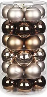 Weihnachtskugeln Glas 6cm Elegant Lounge, 30 Stück