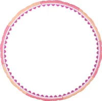Health Hoop 2.2kg Hula Hoop Fitnessreifen mit 64 Massagenoppen und Magnete