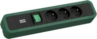 Bachmann Primo 2 3Xute 1Xschalter 2,0M Cee7/7 Ral6028