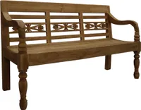 Stationsbank 3-Sitzer | 150cm | Teakholz