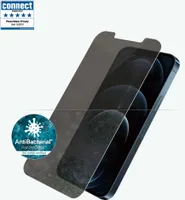 PanzerGlass™ Privacy Screen Protector für iPhone 12 Pro Max Standard Fit iPhone Displayschutz mit Privacy Filter Anti Fingerprint Anti Bakteriell gehärtetes Glas kratzfest stoßfest