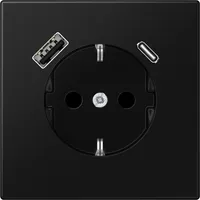 Jung SCHUKO Steckdose mit USB Typ AC LS1520-15CASWM (LS1520-15CASWM)
