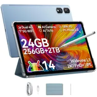 Blackview Tab 16 Pro Android 14 AI Tablet, 16GBRAM+256GBROM (1TB TF) Gaming Tablet 11 Zoll, 1920 x 1200 FHD, Octa-Core, 8MP+13MP, 7700mAh/4G LTE/5G