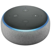 Amazon Echo Dot 3. Gen., Sprachsteuerung, Smarthome, Hellgrau Stoff