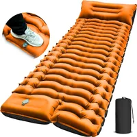 Isomatte, Camping Isomatte, Isomatte Outdoor, Campingunterlage mit Kissen, Faltbare Isomatte, für Camping, Rucksackreisen, Wandern