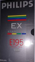Original Philips EX Standard E195 VHS Leerkassette Neuware Händler