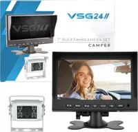 7" Rückfahrkamera Set CAMPER | Wohnmobil 120° weiß RVS-24102