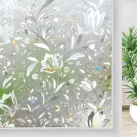 INF Matowa folia okienna zapewniająca ochronę prywatności Wielobarwność 100x45 cm