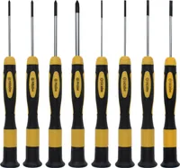 NOREX Präzisionsschraubendreher Set magnetisch | Schlitz Kreuz Mini Schraubendreher Set | Feinmechaniker kleine Schraubenzieher Set