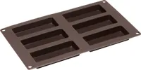 Lurch Backform für Müsliriegel 30 x 17,5 braun 6-fach Silikon