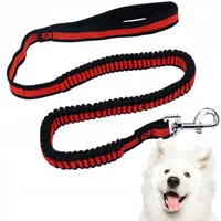 Hundeleine Bungee mit Handschlaufe Elastisch Bungeeleine Petnova 120-200cm