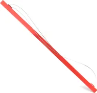Wiltec Verlängerung 140 cm für XXL Plattenheber bis max. 68 kg, Montagehilfe für Trockenbau, Rigipsplatten Paneelheber mit 3 Rädern, rot