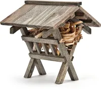 VBS Futterkrippe, Holz, ca. 7x7x8cm