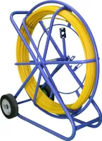 Extralink Pilot 11mm 150m Pilot für Kabelzug, FRP Glasfaser, Ø 11mm, Länge 150m, gelb