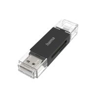 USB-Kartenleser, OTG, USB-A + Micro-USB, USB 2.0, SD/microSD (00200130)