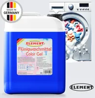Element Flüssigwaschmittel | 10 Liter | Color Gel | 200 Waschladungen | Waschmittel Color | Waschmittel Buntwäsche | Waschpulver flüssig