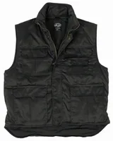 MIL-TEC Ranger vesta čierna Trucker vesta Outdoorová vesta Ranger vesta XL