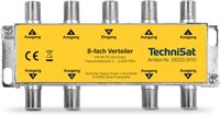 TechniSat 8-Wege Verteiler 8x DC-Durchlass o.Diode (0022/3110)