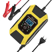 Multifunktionales Intelligentes Batterieladegerät/Wartungsgerät 12V/7A 7-Stufen Automatisches Impulsreparatur Ladegerät für ATV, Golfwagen, Motorrad, Auto, Yacht,