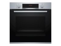 Bosch Serie 4 Einbau-Backofen 60 x 60 cm Edelstahl HBA513BS1