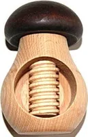 Holznusspilz | Nussknacker aus Holz | Handpilz zum Nüsseknacken | Nussknacker aus Holz