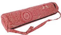 Yogamatten-Tasche Indonesische Batik - Rot, Unisex - Erwachsene, Baumwolle, 65*20*20 cm, Taschen für Yogamatten