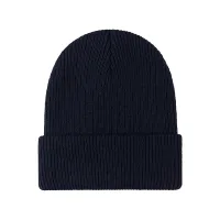 Uni Herbst Winter Einfarbig Strickmütze Beamless Verdickte Beanie Mütze Männer Frauen Warme Mütze Modeaccessoires