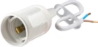 Lampenfassung E27 weiß mit Kabel 190mm D.3006MA
