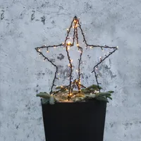 Dekoracja ogrodowa gwiazda Led FOLDY 55 cm