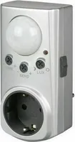 REV Zwischenstecker Adapterstecker Steckdose mit Bewegungsmelder silber E7-15