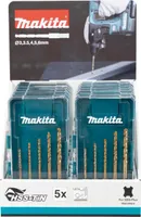 Makita HSS-TiN Metallbohrer-Set SDS-PLUS, 5-teilig E-15132 12 Stk