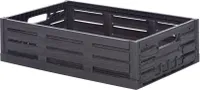Klappbox Faltbox Obst- Gemüsekiste im Holzdesign 60 x 40 x 16,5 cm