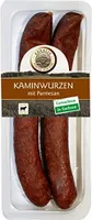 Kaminwurzen Rind 100% mit Parmesan Käse | Rindswurst luftgetrocknet & geräuchert | Ausgereifte Mettwurst - Salami Wurst | Rindfleisch Sachsen 140 GR