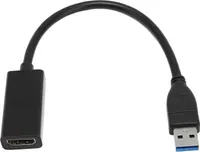 Adaptér USB3.0 na HD multimediální rozhraní Přenosný 1080P 60HZ 5Gbps video adaptér Převodník pro Windows 7 8 10 PC